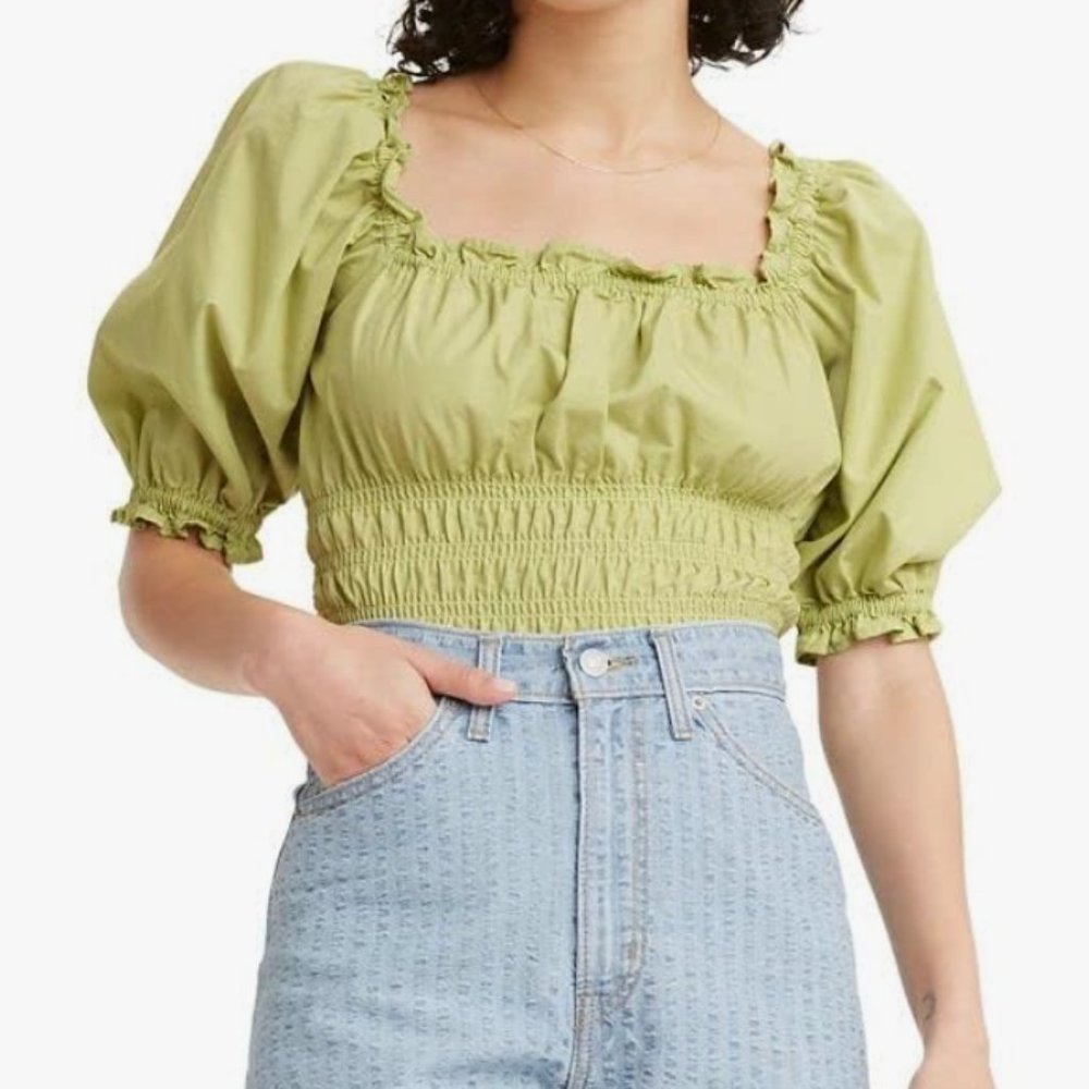 Levi's Women's Tilly Smocked Blouse